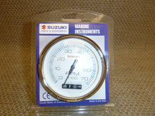 FARIA CHESAPEAKE WHITE SS 4" TACHOMETER W/SUZUKI MONITOR -