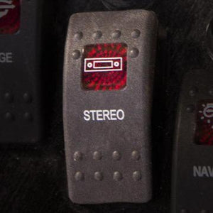 Stereo Actuator Contura II Blk 1 Red Lens